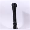 Tamaris Aspasia Heel 2 Strap Long Boot - Black Leather