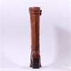 Tamaris Aspasia Heel 2 Strap Long Boot - Cognac Leather