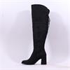 Tamaris Aspasia Over Knee Blockheel Boot - Black