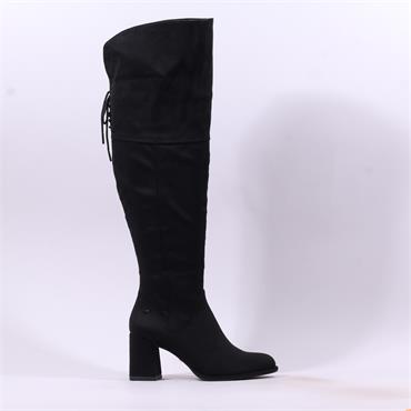 Tamaris Aspasia Over Knee Blockheel Boot - Black