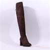 Tamaris Aspasia Over Knee Blockheel Boot - Mocca