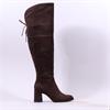 Tamaris Aspasia Over Knee Blockheel Boot - Mocca