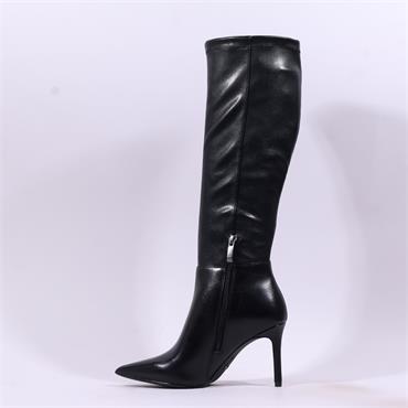 Tamaris Gabbe Stiletto Knee High Boot - Black