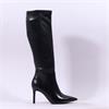 Tamaris Gabbe Stiletto Knee High Boot - Black