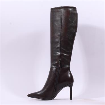 Tamaris Gabbe Stiletto Knee High Boot - Mahogany