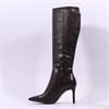 Tamaris Gabbe Stiletto Knee High Boot - Mahogany