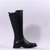 Tamaris Soul Stretch Calf Long Boot - Black Leather