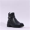Tamaris Janica Strappy Gusset Boot - Black