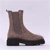 Tamaris Canado Mid Calf Gusset Boot - Taupe Suede