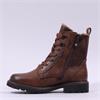 Tamaris Tulsa Fleece Lined Laced Boot - Cognac Combi