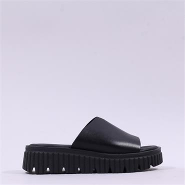 Tamaris Lina Wedge Mule Sandal - Black
