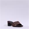 Tamaris Valmira Low Heel Mule - Leopard Print