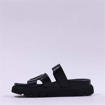 Tamaris Latica Velcro Strap Sandal - Black