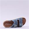 Tamaris Ada Frilled Chunky Buckle Sandal - Denim