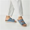 Tamaris Ada Frilled Chunky Buckle Sandal - Denim