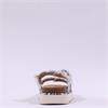 Tamaris Ada Frilled Chunky Buckle Sandal - Leopard Print