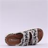 Tamaris Ada Frilled Chunky Buckle Sandal - Leopard Print