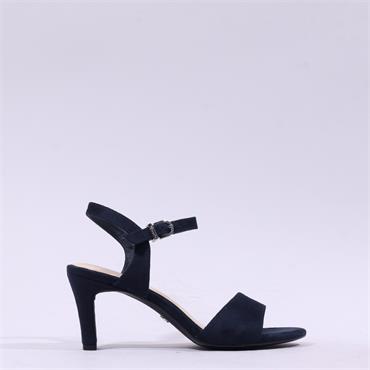 Tamaris Meliah Mid Heel Sandal - Navy