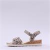 Tamaris Nirmala Slingback Wedge Sandal - Beige Snake