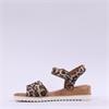 Tamaris Nirmala Slingback Wedge Sandal - Leopard Print