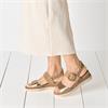 Tamaris Michi Wedge Ring Buckle Sandal - Tan Combi