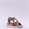 Tamaris Michi Ring Buckle Wedge Sandal - Leopard Print
