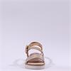 Tamaris Michi Ring Buckle Wedge Sandal - Tan Combi