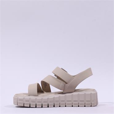 Tamaris Keia Buckle Platform Sandal - Taupe