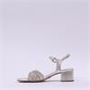 Tamaris Koli Strappy Low Block Heel Sand - Platinum