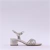 Tamaris Koli Strappy Low Block Heel Sand - Platinum