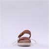 Tamaris Karlie Twin Strap Wedge Sandal - Cognac Leather