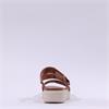 Tamaris Karlie Twin Strap Wedge Sandal - Cognac Leather