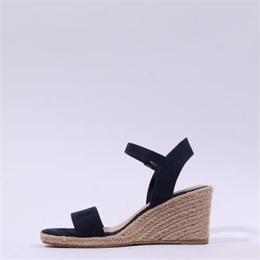 Tamaris Livian Espadrille Wedge Sandal - Navy