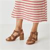 Tamaris Lorianne Platform Block Heel - Brown
