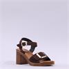 Tamaris Lorianne Platform Block Heel - Mocca