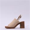 Tamaris Lorianne Block Heel Slingback - Beige