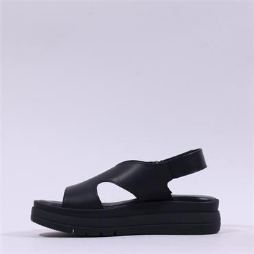 Tamaris Hopes Platform Slingback Sandal - Black