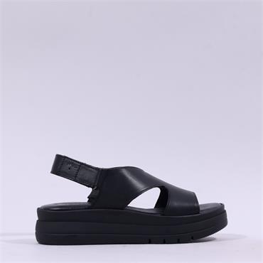 Tamaris Hopes Platform Slingback Sandal - Black
