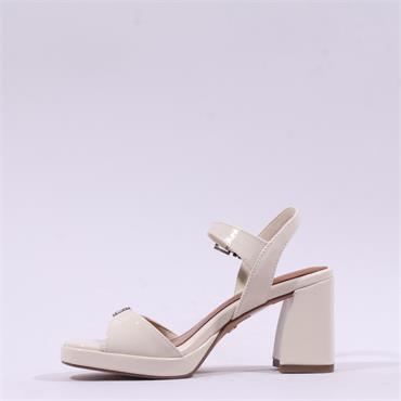 Tamaris Klara Block Heel Sandal - Ivory