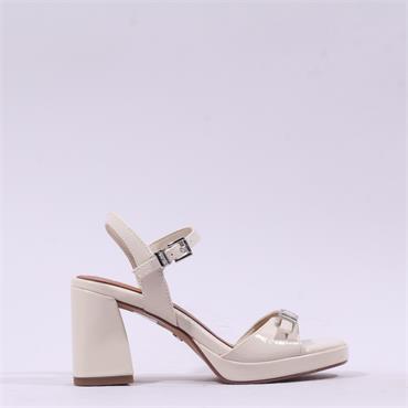 Tamaris Klara Block Heel Sandal - Ivory