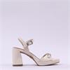 Tamaris Klara Block Heel Sandal - Ivory