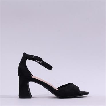 Tamaris Shanaia Block Heel Sandal - Black
