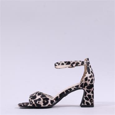 Tamaris Shanaia Block Heel Sandal - Leopard Print