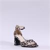 Tamaris Shanaia Block Heel Sandal - Leopard Print
