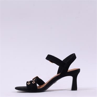 Tamaris Mina Strappy Heel Sandal - Black