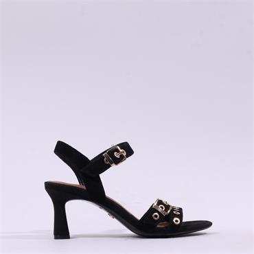 Tamaris Mina Strappy Heel Sandal - Black
