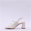 Tamaris Shanaia 3-Strap Slingback Sandal - Ivory