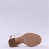 Tamaris Lemonia Strappy Block Heel - Beige Patent