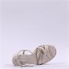 Tamaris Lemonia Strappy Block Heel - Beige Patent