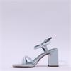 Tamaris Lemonia Strappy Block Heel - Light Blue Patent